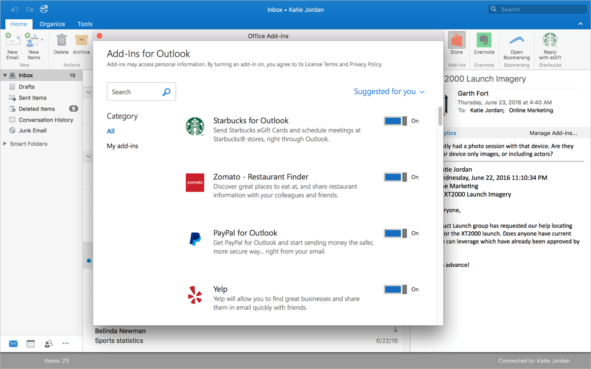 Salesforce app for outlook with office for mac 2016 free
